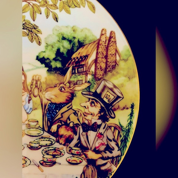 Limoges,  Alice in Wonderland collection Limited Edition, Plate #4 - Picture 3 of 8